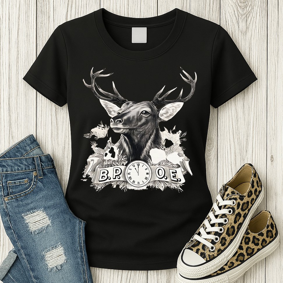 Benevolent Order Of Elks Bpoe Lodge 123 Womens T-Shirt