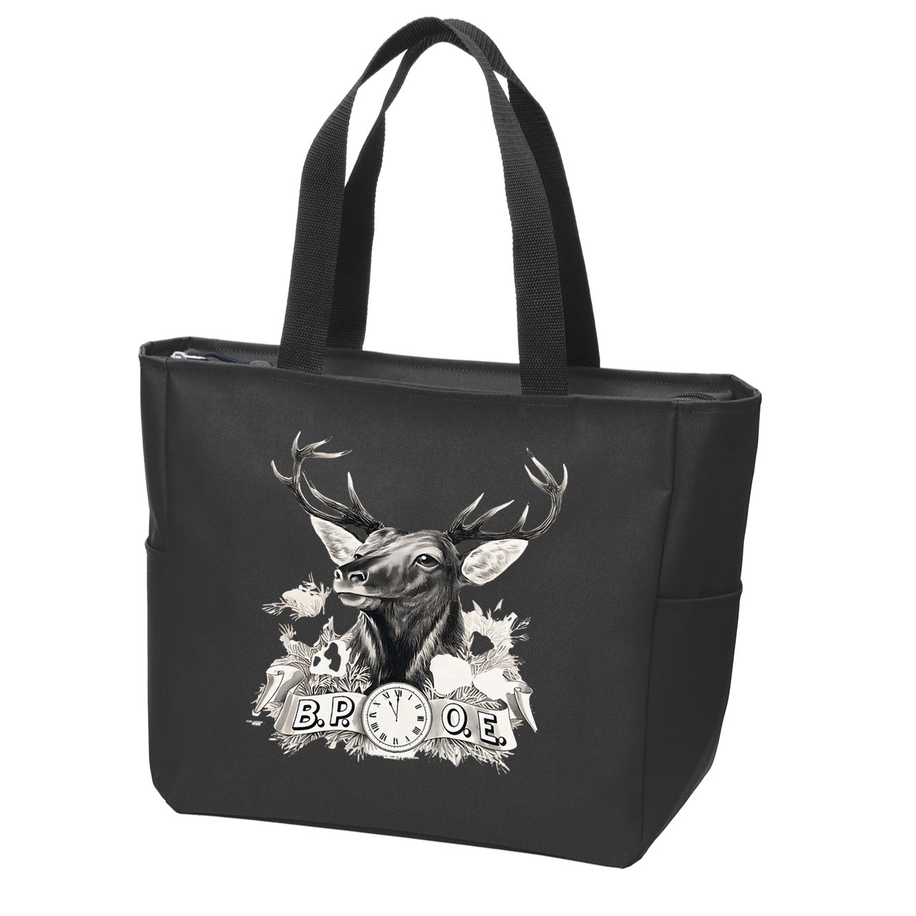 Benevolent Order Of Elks Bpoe Lodge 123 Zip Tote Bag