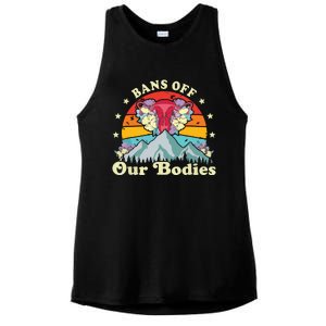 Bans Off Our Bodies Bodies Female Rights Freedom Ladies PosiCharge Tri-Blend Wicking Tank