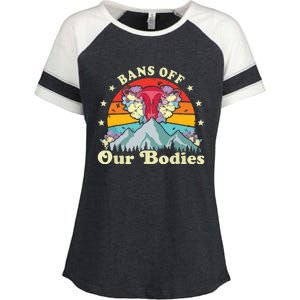 Bans Off Our Bodies Bodies Female Rights Freedom Enza Ladies Jersey Colorblock Tee