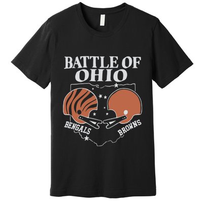 Battle Of Ohio Bengal And Browns Premium T-Shirt