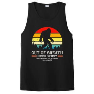 Bigfoot Out Of Breath Hiking Society Sasquatch Wilderness PosiCharge Competitor Tank