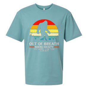 Bigfoot Out Of Breath Hiking Society Sasquatch Wilderness Sueded Cloud Jersey T-Shirt