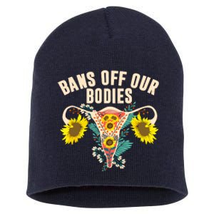 Bans Off Our Bodies Female Choice Supports Rights Short Acrylic Beanie