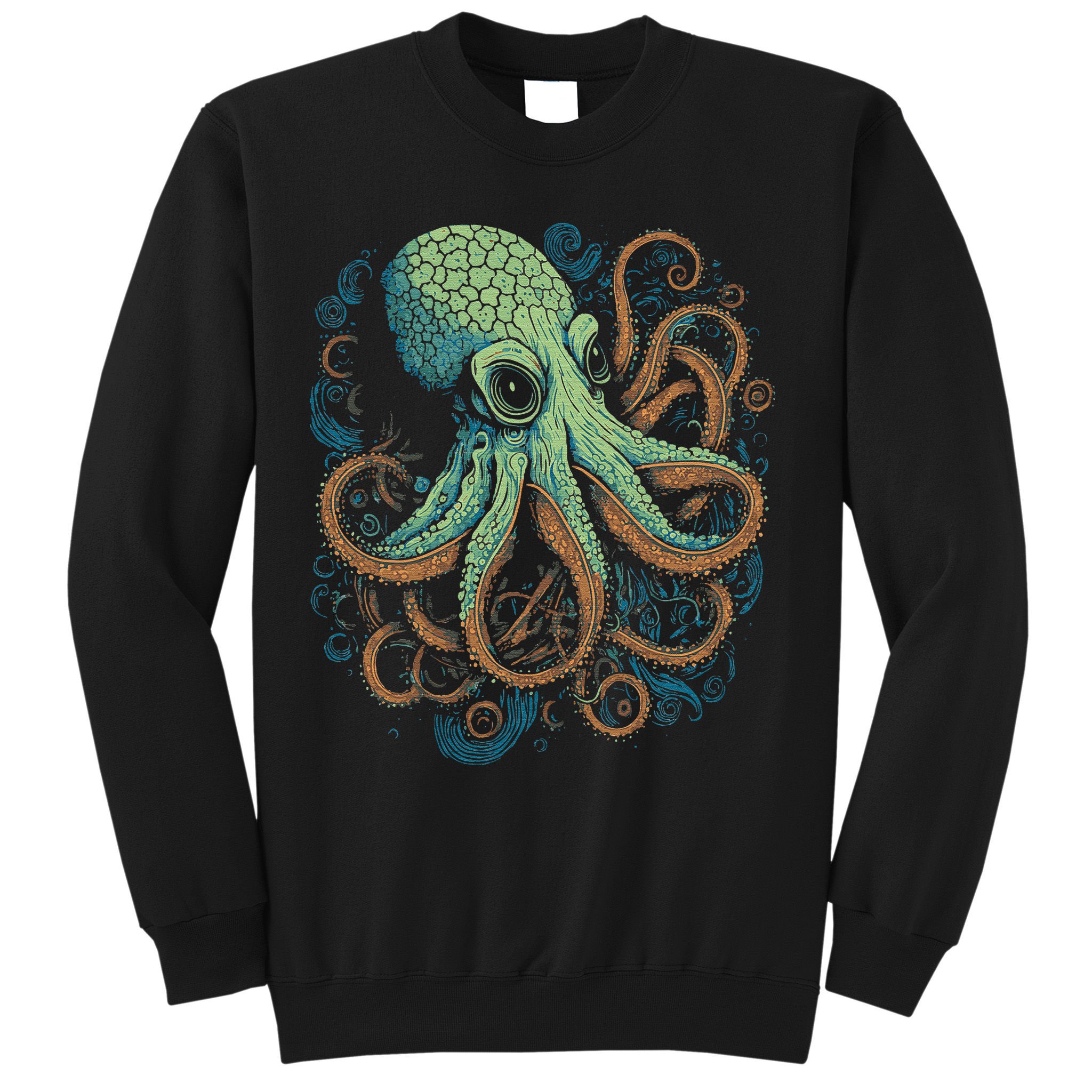 Beautiful Octopus Ocean Animal Lover Artistic Graphic Sweatshirt