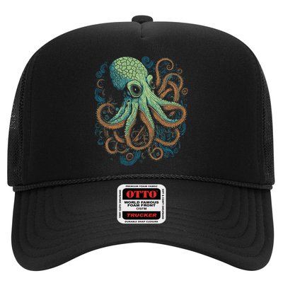 Beautiful Octopus Ocean Animal Lover Artistic Graphic Hat