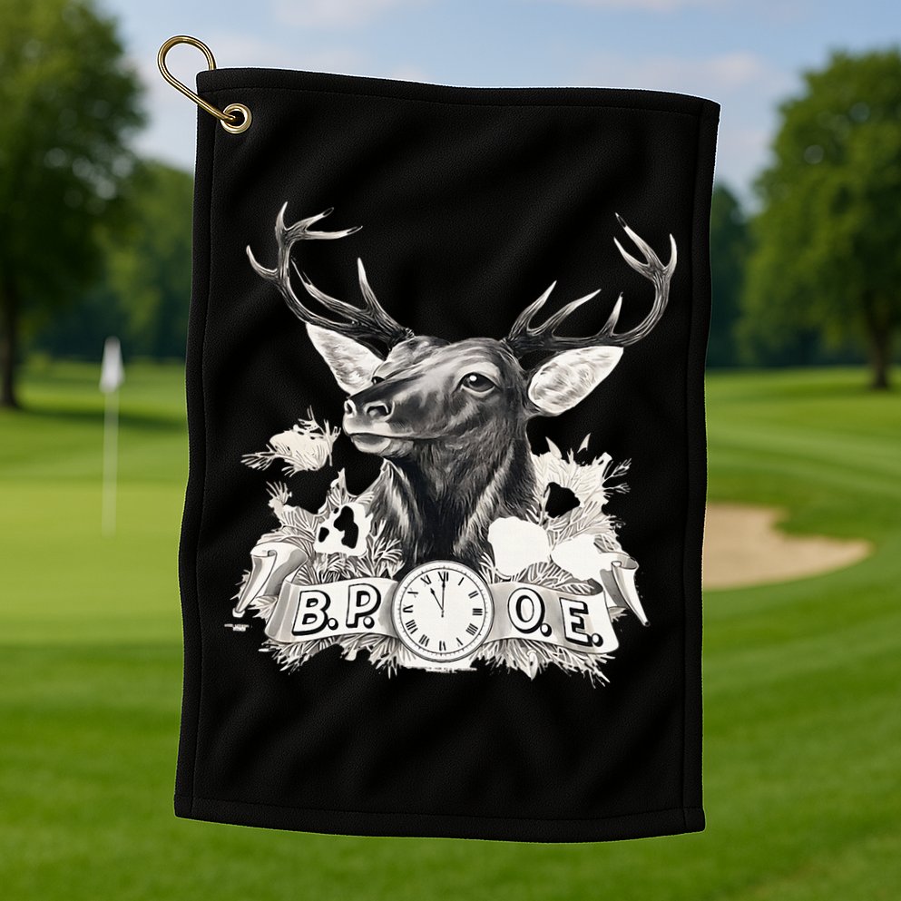 Benevolent Order Of Elks Bpoe Lodge 123 Golf Towel