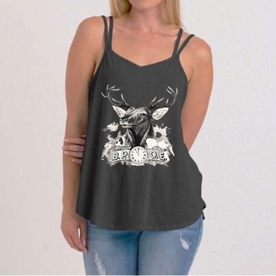 Benevolent Order Of Elks Bpoe Lodge 123 Women's Strappy Tank