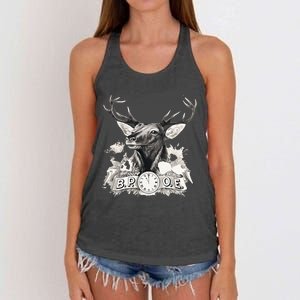 Benevolent Order Of Elks Bpoe Lodge 123 Women's Knotted Racerback Tank