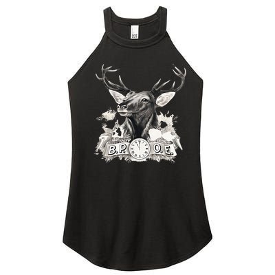 Benevolent Order Of Elks Bpoe Lodge 123 Women’s Perfect Tri Rocker Tank