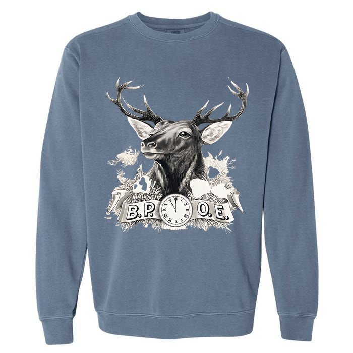Benevolent Order Of Elks Bpoe Lodge 123 Garment-Dyed Sweatshirt