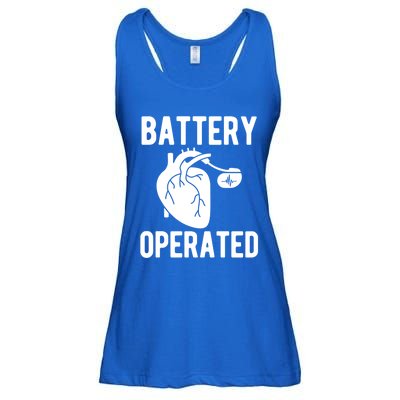 Battery Operated Open Heart Surgery Survivor Cool Gift Ladies Essential Flowy Tank