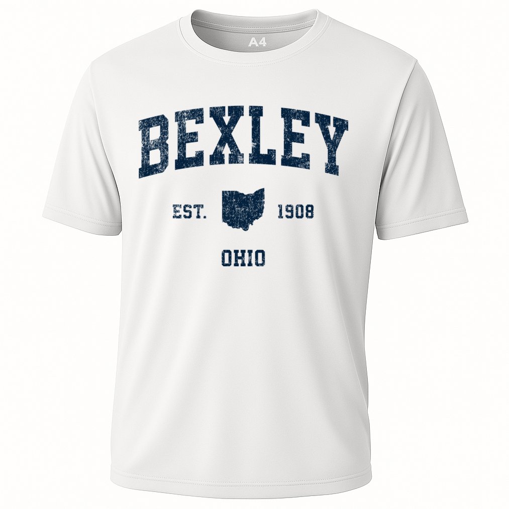 Bexley Ohio Oh Vintage Sports Cooling Performance Crew T-Shirt