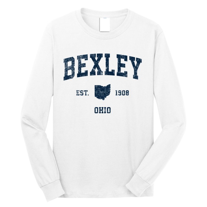 Bexley Ohio Oh Vintage Sports Long Sleeve Shirt