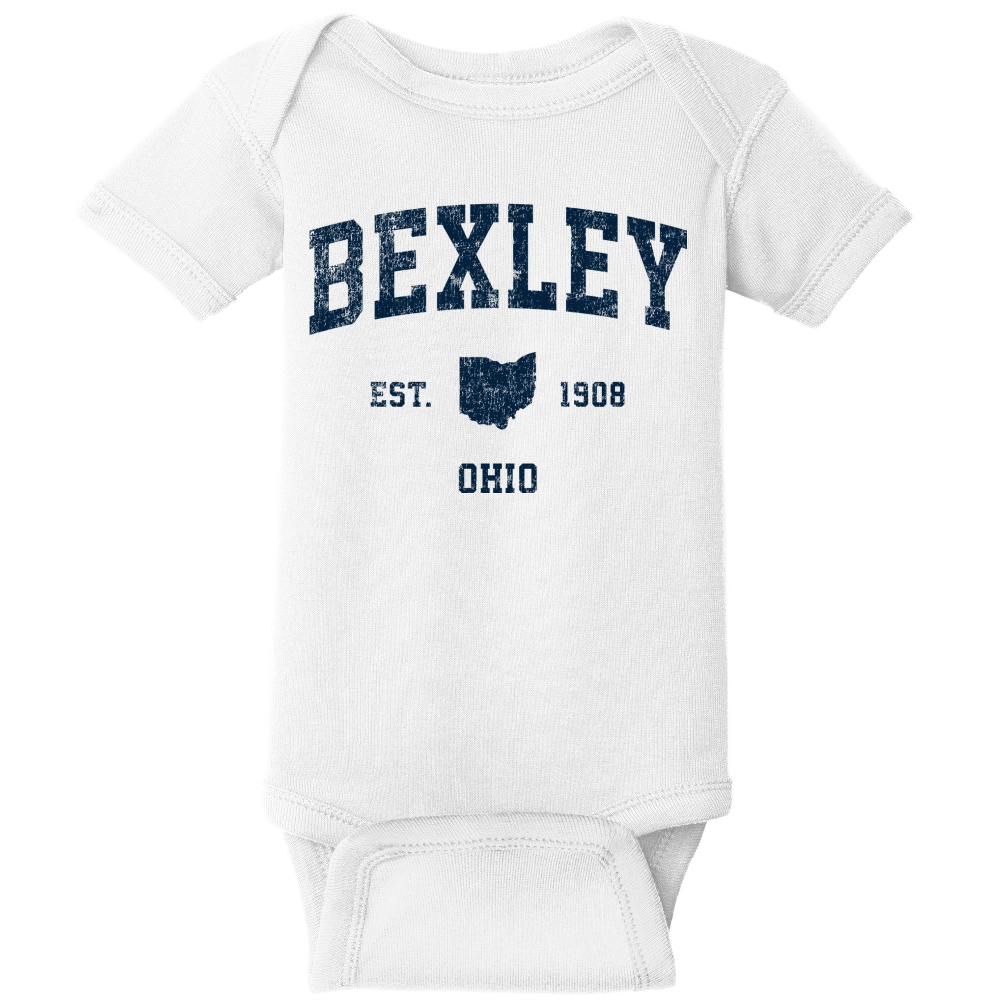 Bexley Ohio Oh Vintage Sports Baby Bodysuit