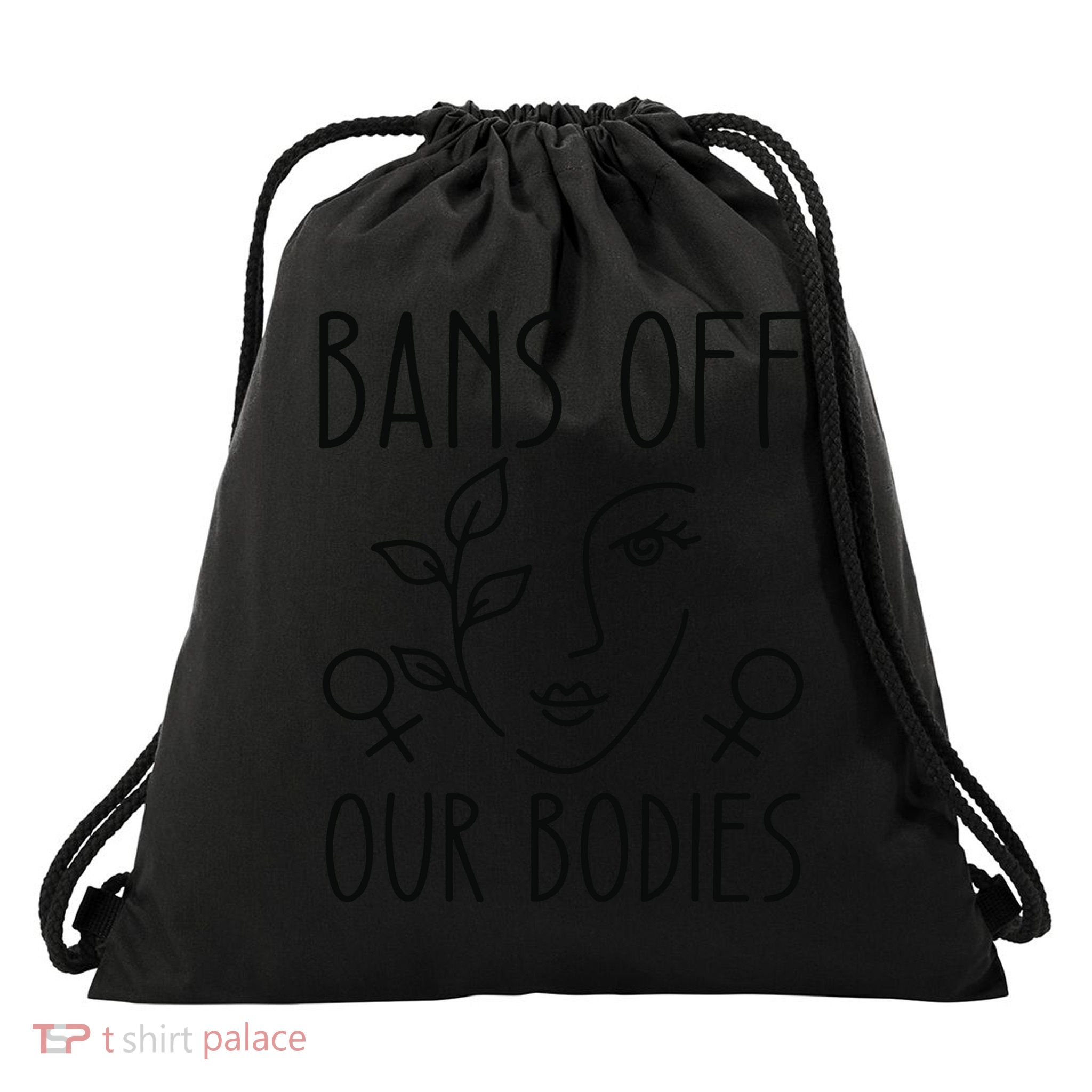 Bans Off Our Bodies Protect Freedom Choose Rights Drawstring Bag