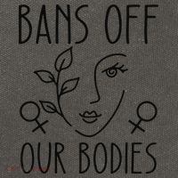 Bans Off Our Bodies Protect Freedom Choose Rights Cotton Canvas Backpack