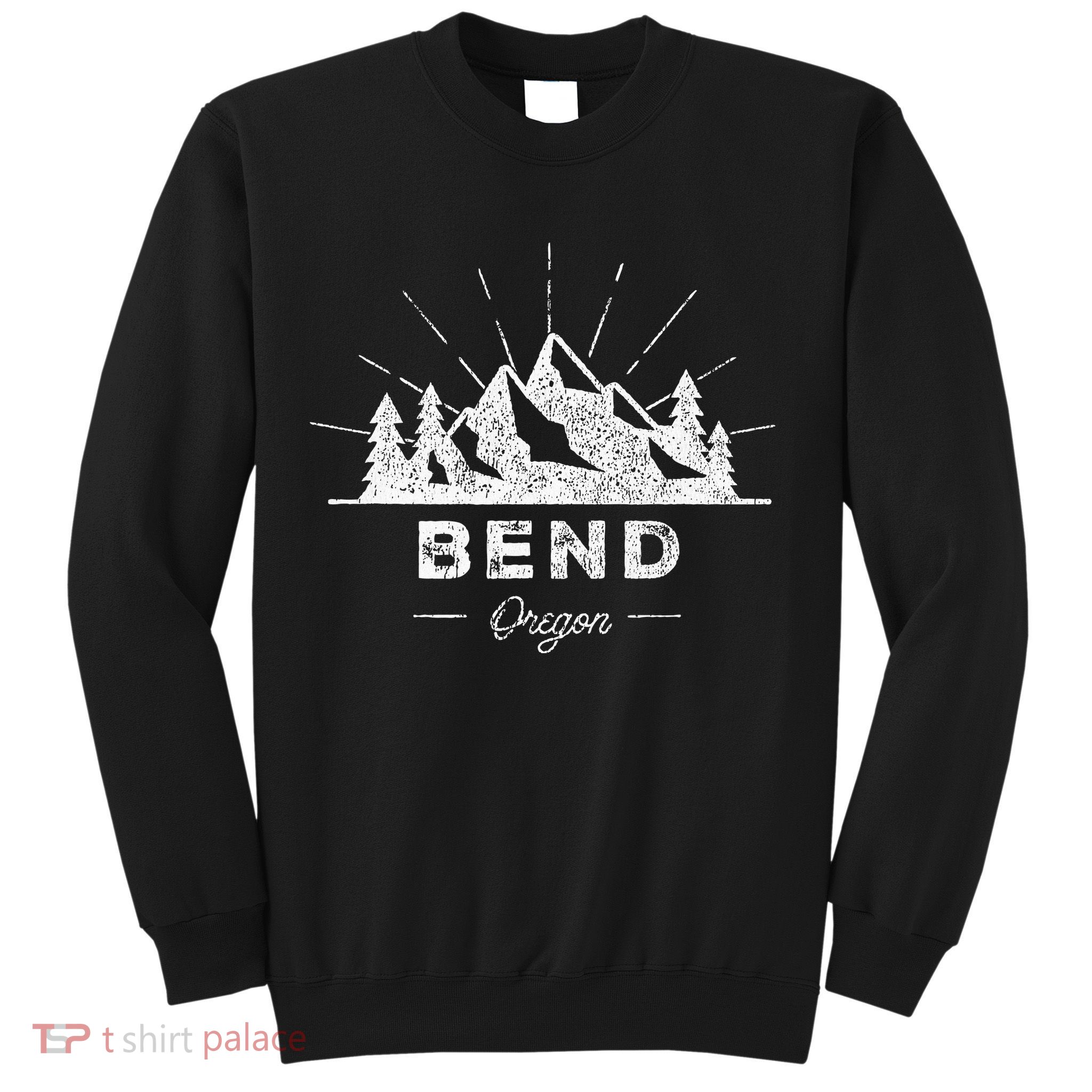 Bend Oregon Or Vintage Hiking Sweatshirt