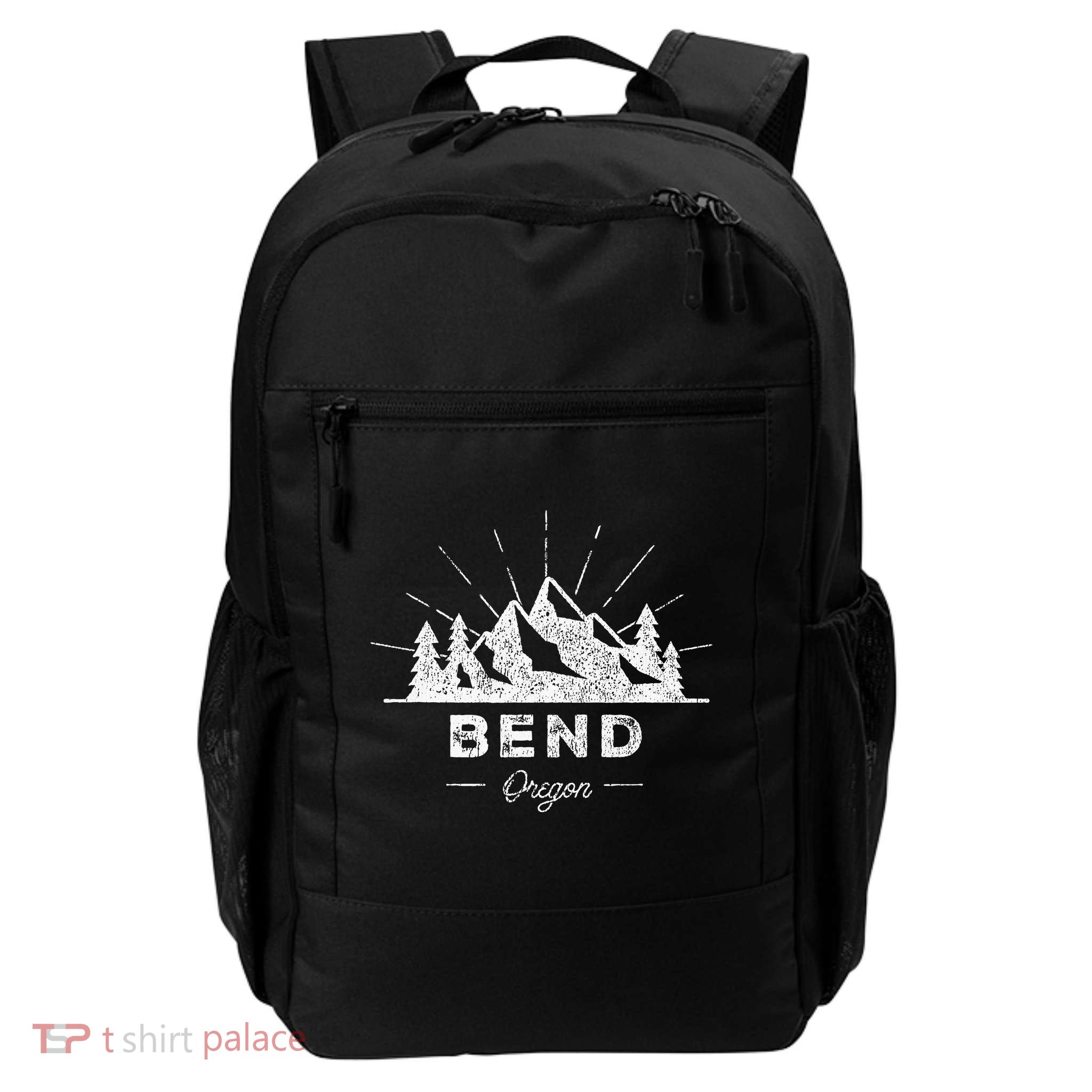 Bend Oregon Or Vintage Hiking Backpack