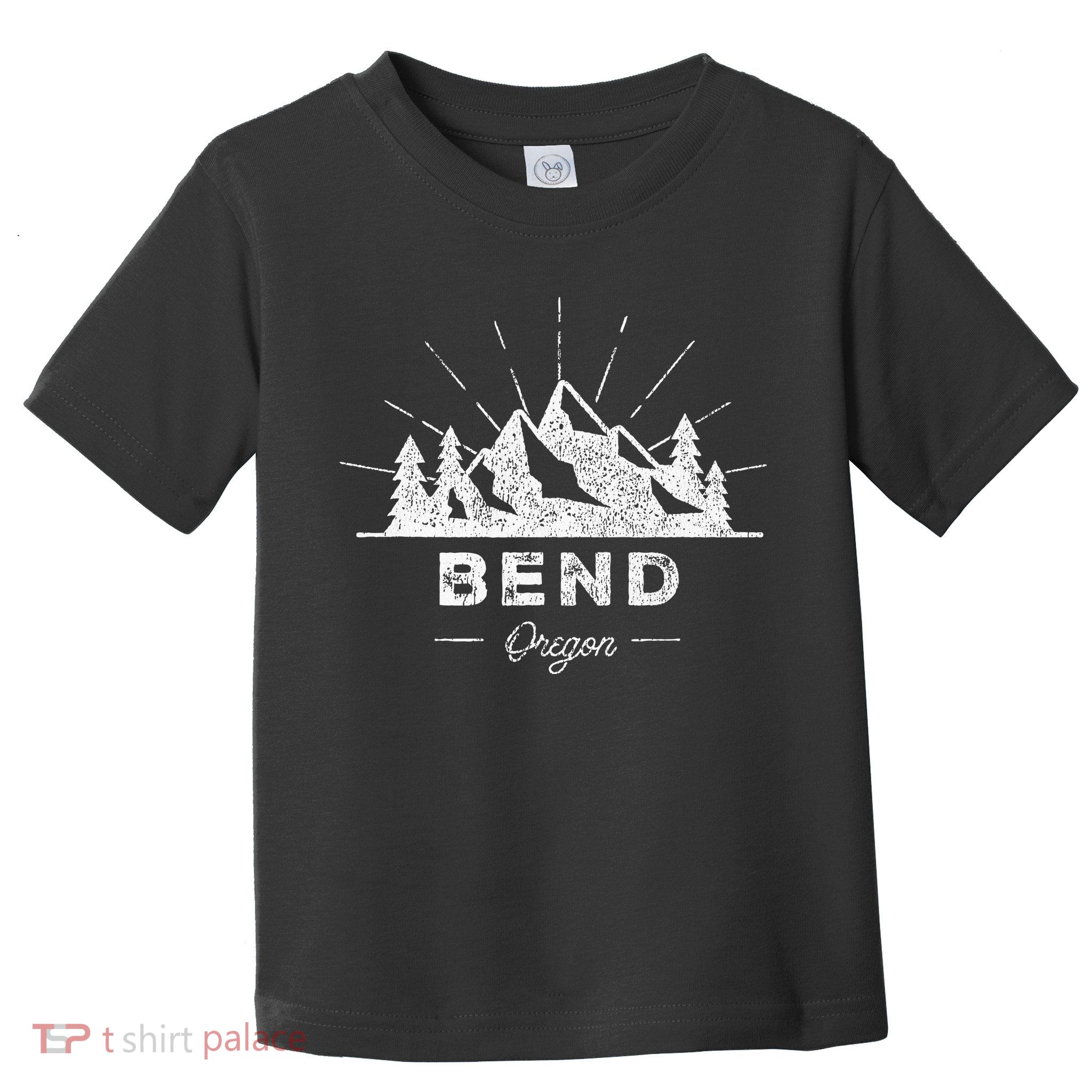 Bend Oregon Or Vintage Hiking Toddler T-Shirt