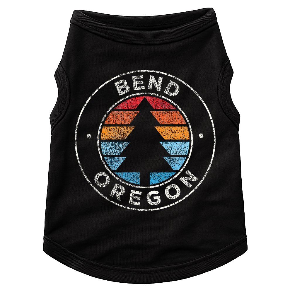 Bend Oregon Or Vintage Retro 70s Doggie Tank