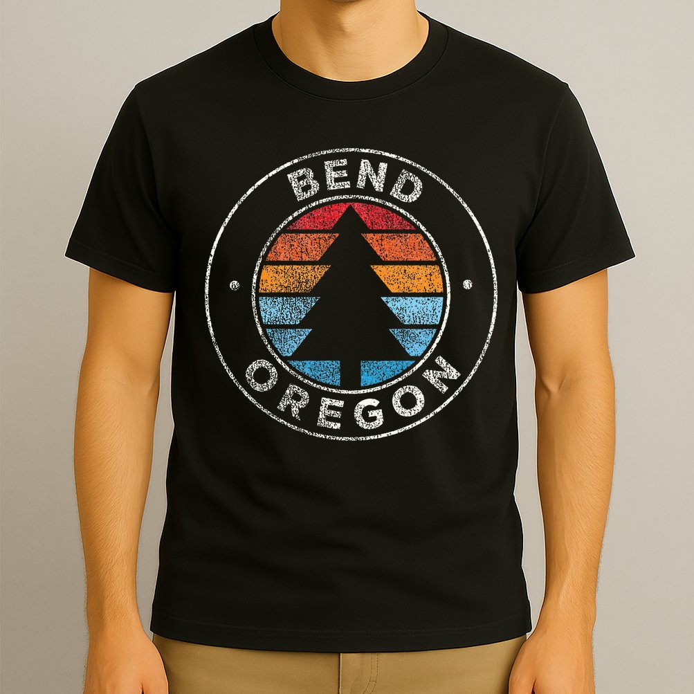 Bend Oregon Or Vintage Retro 70s T-Shirt