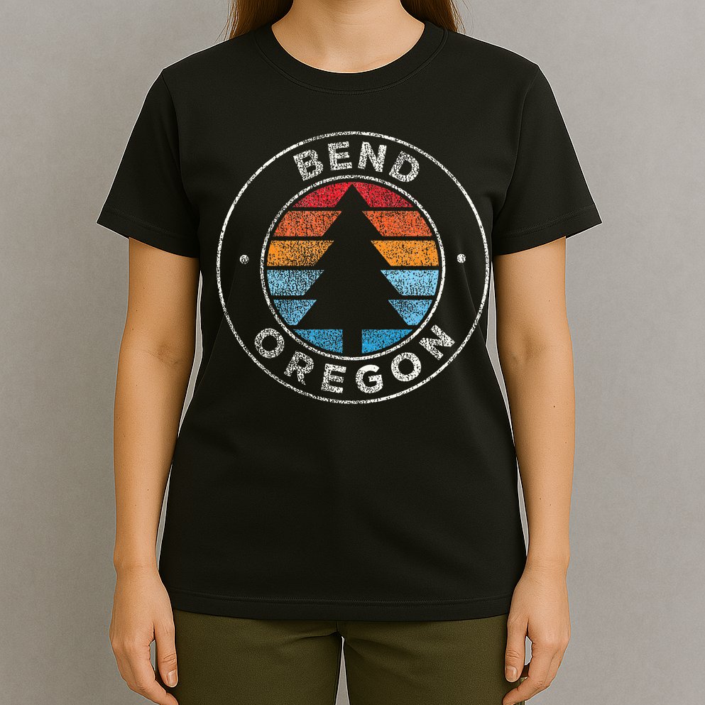 Bend Oregon Or Vintage Retro 70s T-Shirt