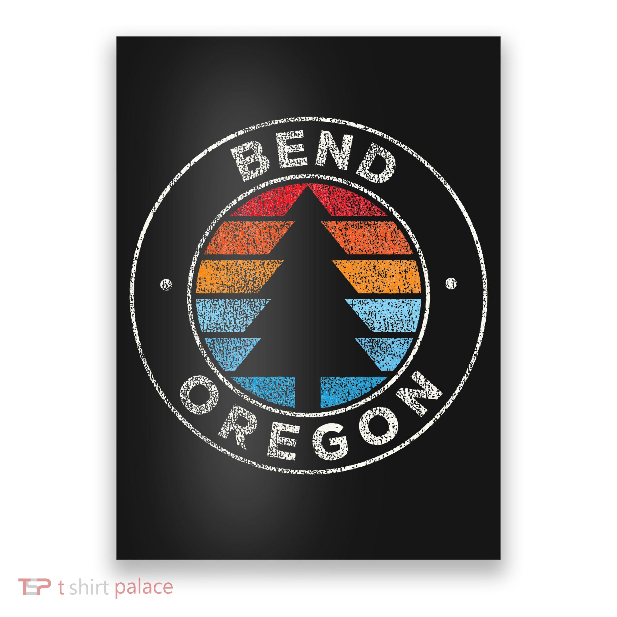 Bend Oregon Or Vintage Retro 70s Poster