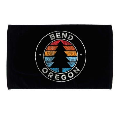 Bend Oregon Or Vintage Retro 70s Microfiber Hand Towel
