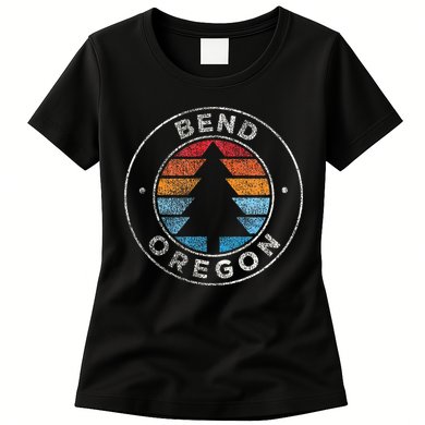 Bend Oregon Or Vintage Retro 70s Womens T-Shirt