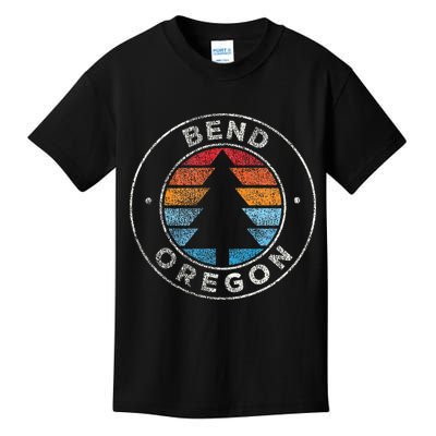 Bend Oregon Or Vintage Retro 70s Kids T-Shirt
