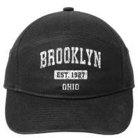 Brooklyn Ohio Oh Vintage Sports Established 7-Panel Snapback Hat