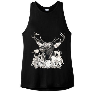 Benevolent Order Of Elks Bpoe Lodge 123 Ladies PosiCharge Tri-Blend Wicking Tank
