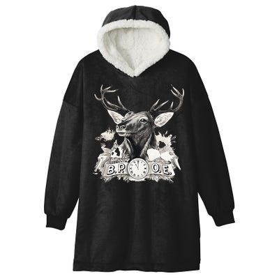 Benevolent Order Of Elks Bpoe Lodge 123 Hooded Wearable Blanket