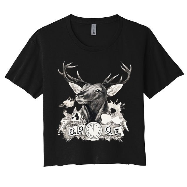 Benevolent Order Of Elks Bpoe Lodge 123 Crop Top