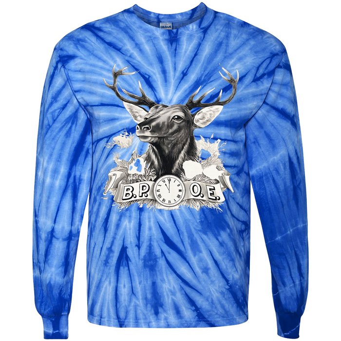 Benevolent Order Of Elks Bpoe Lodge 123 Tie-Dye Long Sleeve Shirt