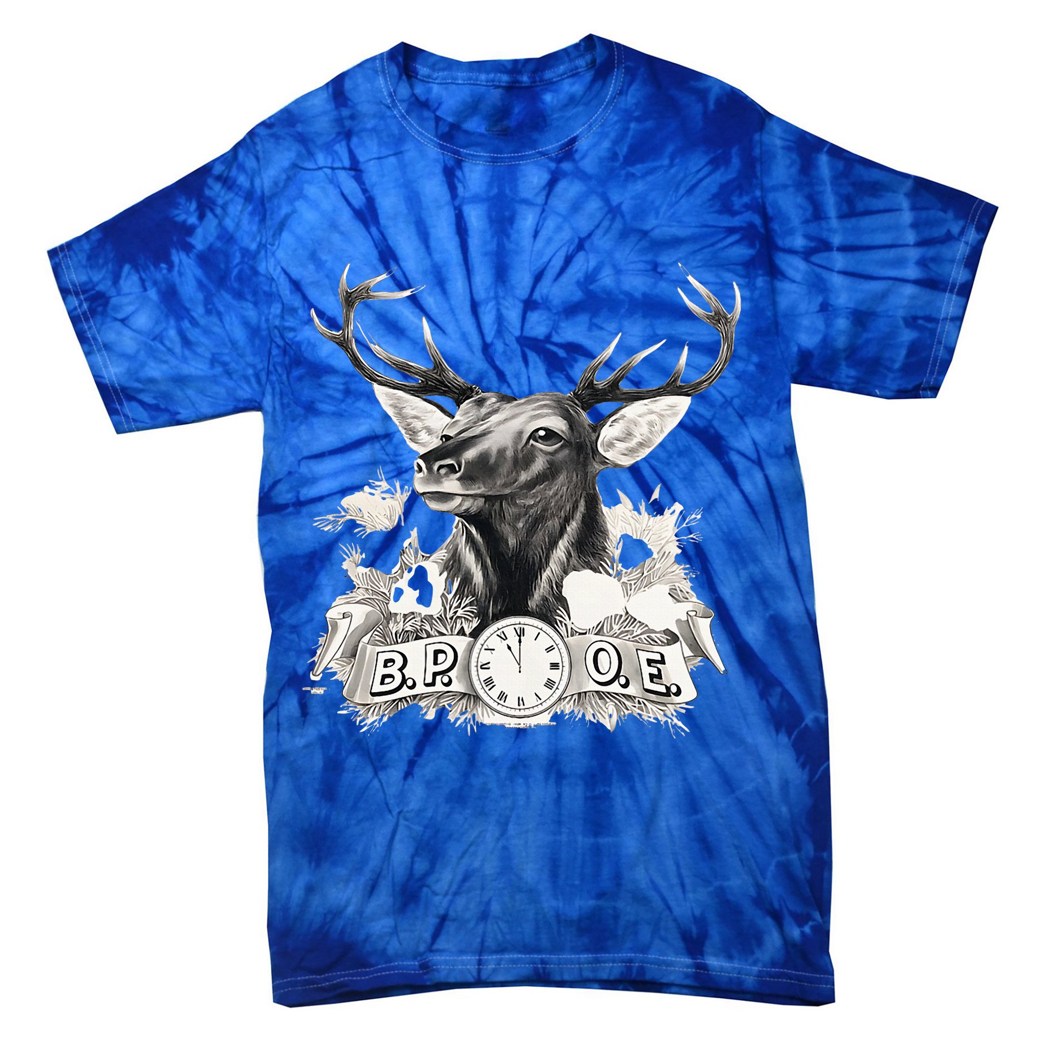 Benevolent Order Of Elks Bpoe Lodge 123 Tie-Dye T-Shirt