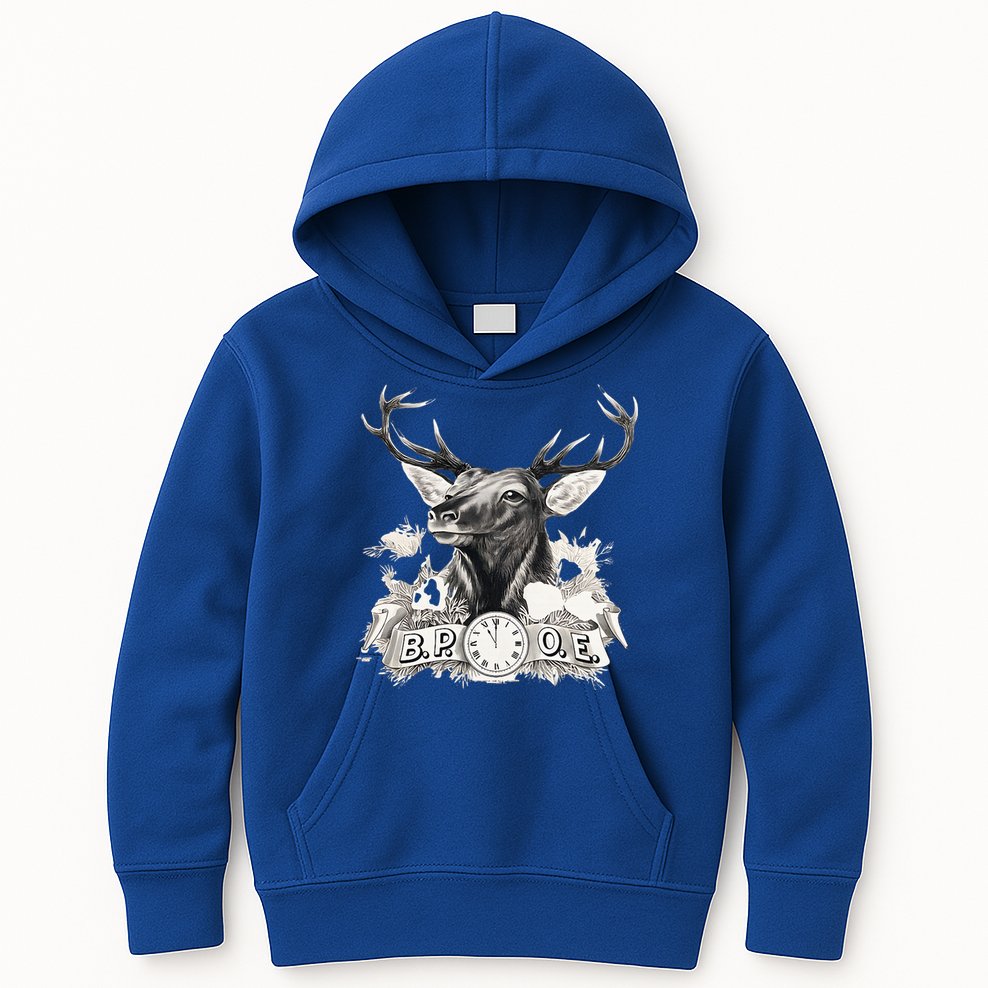 Benevolent Order Of Elks Bpoe Lodge 123 Kids Hoodie