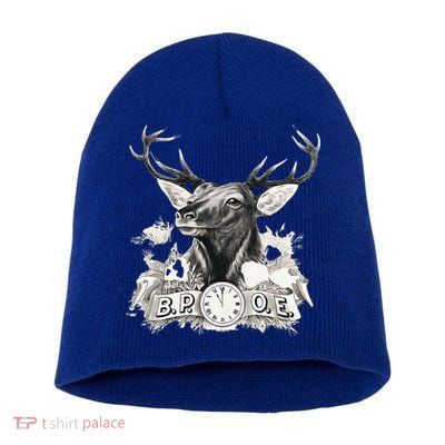 Benevolent Order Of Elks Bpoe Lodge 123 Short Acrylic Beanie