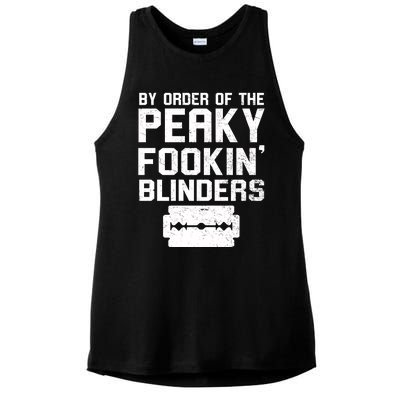 By Order Of The Peaky Fookin' Blinders Ladies PosiCharge Tri-Blend Wicking Tank