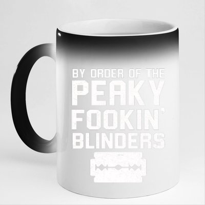 By Order Of The Peaky Fookin' Blinders 11oz Black Color Changing Mug