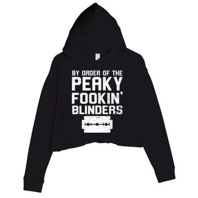 By Order Of The Peaky Fookin' Blinders Crop Fleece Hoodie