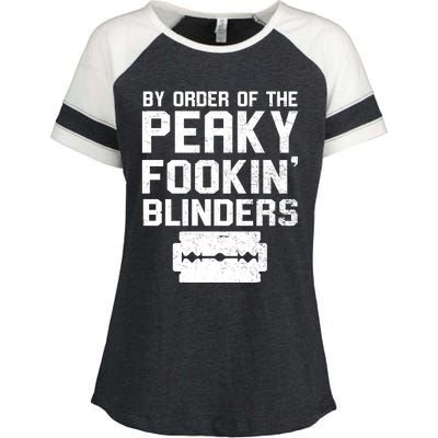 By Order Of The Peaky Fookin' Blinders Enza Ladies Jersey Colorblock Tee