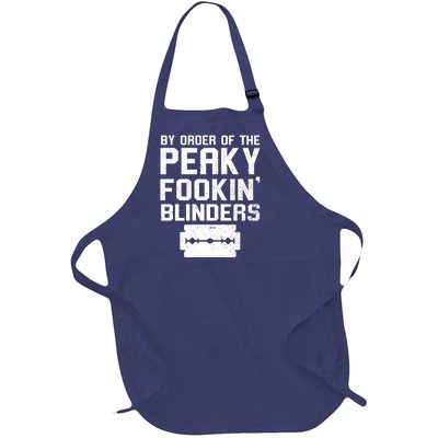 By Order Of The Peaky Fookin' Blinders Full-Length Apron With Pockets