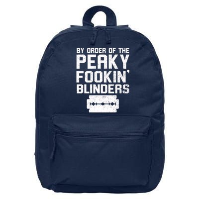 By Order Of The Peaky Fookin' Blinders 16 in Basic Backpack