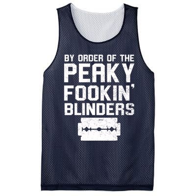 By Order Of The Peaky Fookin' Blinders Mesh Reversible Basketball Jersey Tank