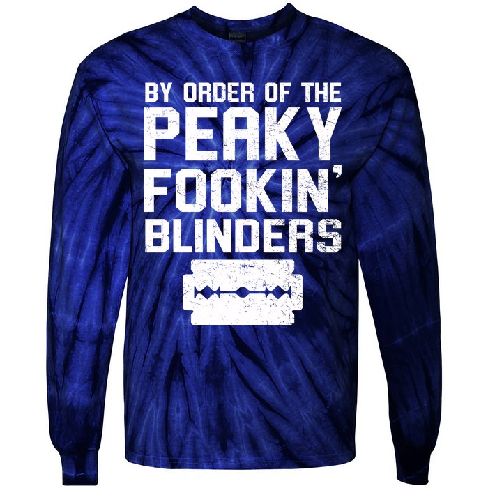 By Order Of The Peaky Fookin' Blinders Tie-Dye Long Sleeve Shirt