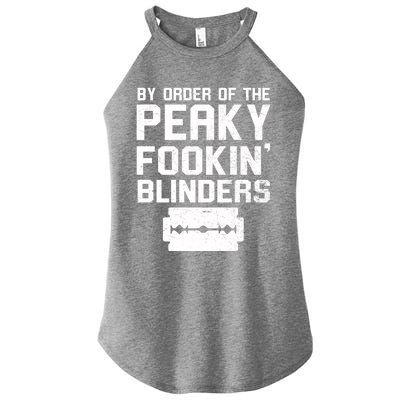 By Order Of The Peaky Fookin' Blinders Women's Perfect Tri Rocker Tank