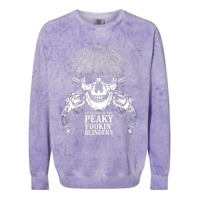 By Order Of The Peaky Foolin' Blinders Skeleton Colorblast Crewneck Sweatshirt