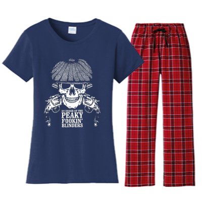 By Order Of The Peaky Foolin' Blinders Skeleton Women's Flannel Pajama Set